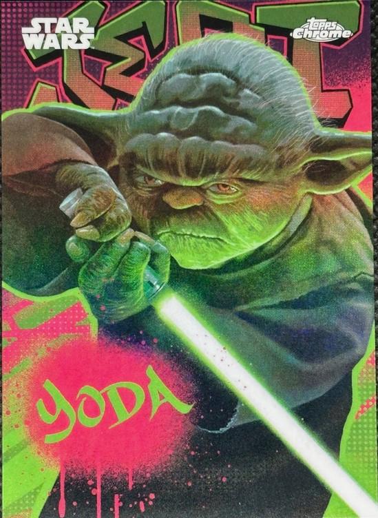 Yoda #GG-21 Prices | Star Wars 2025 Topps Chrome Galactic Graffiti