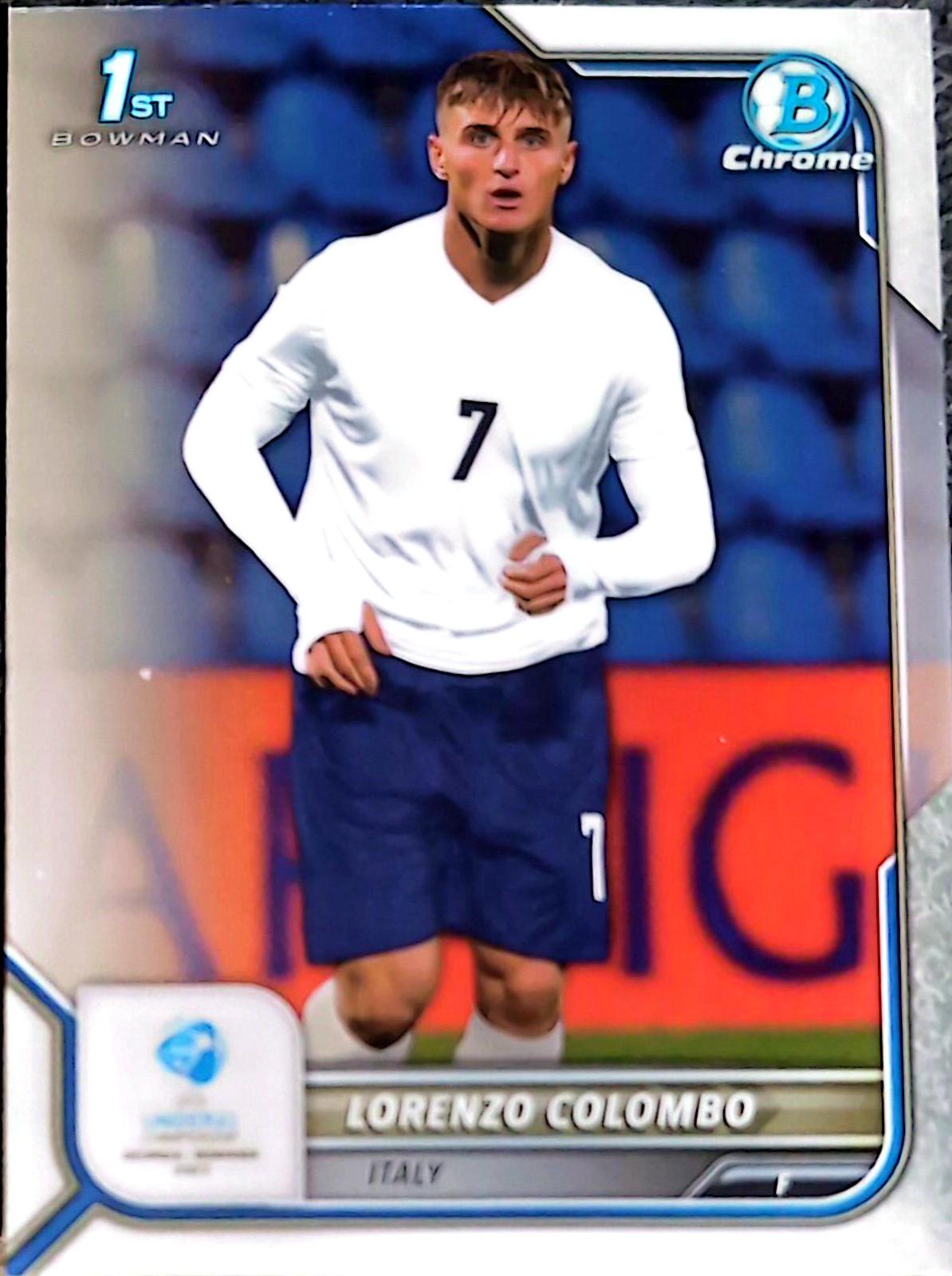 Lorenzo Colombo #75 2022 Bowman Chrome Road To UEFA U21