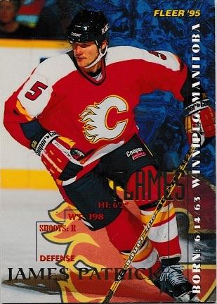 James Patrick #33 Hockey Cards 1994 Fleer