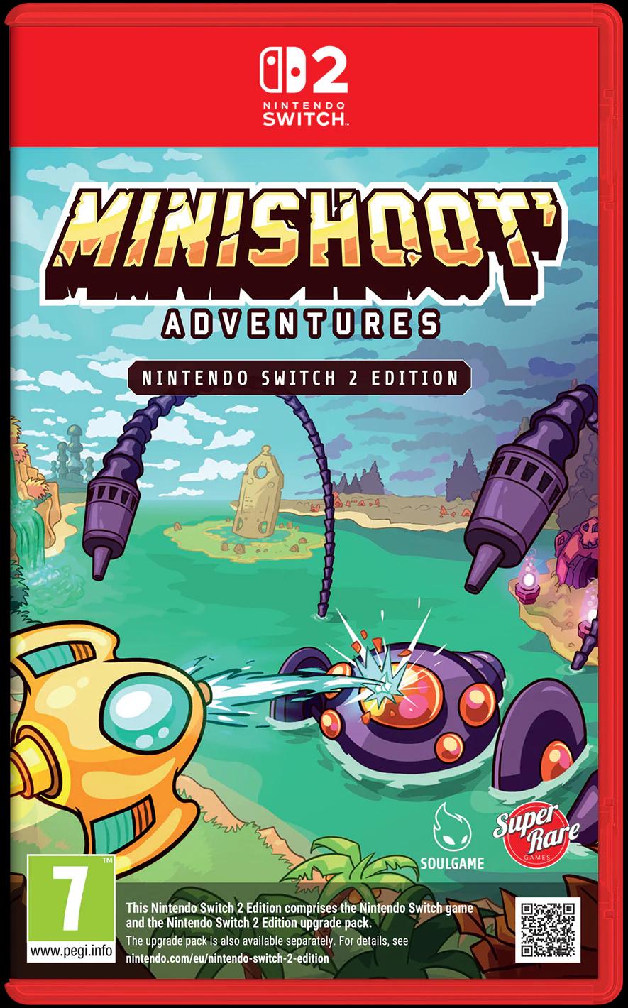 Carátula de Minishoot' Adventures para Switch 2 (edición PAL España)