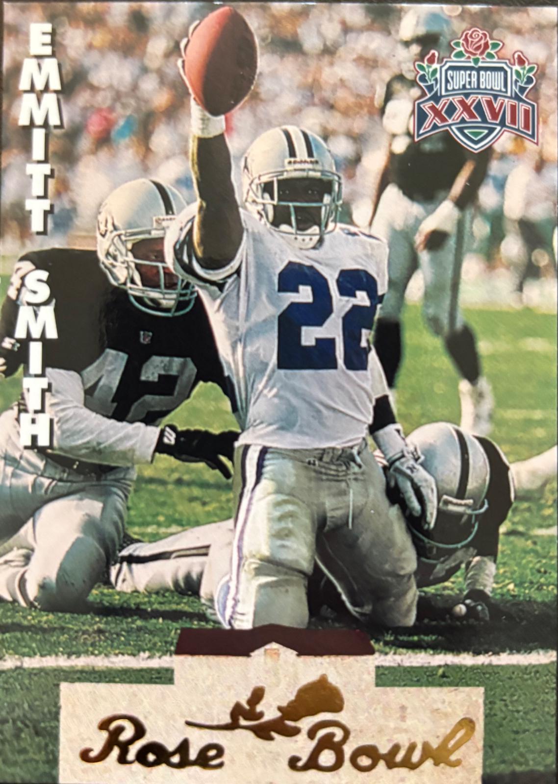 Emmitt Smith #SR19 Football Cards 1993 Pro Set Super Bowl XXVII