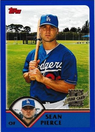 Sean Pierce #299 Baseball Cards 2003 Topps