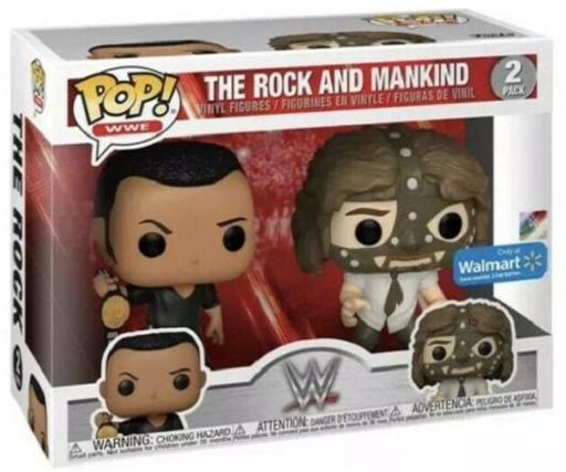 The Rock and Mandkind 2 Pack Funko POP WWE