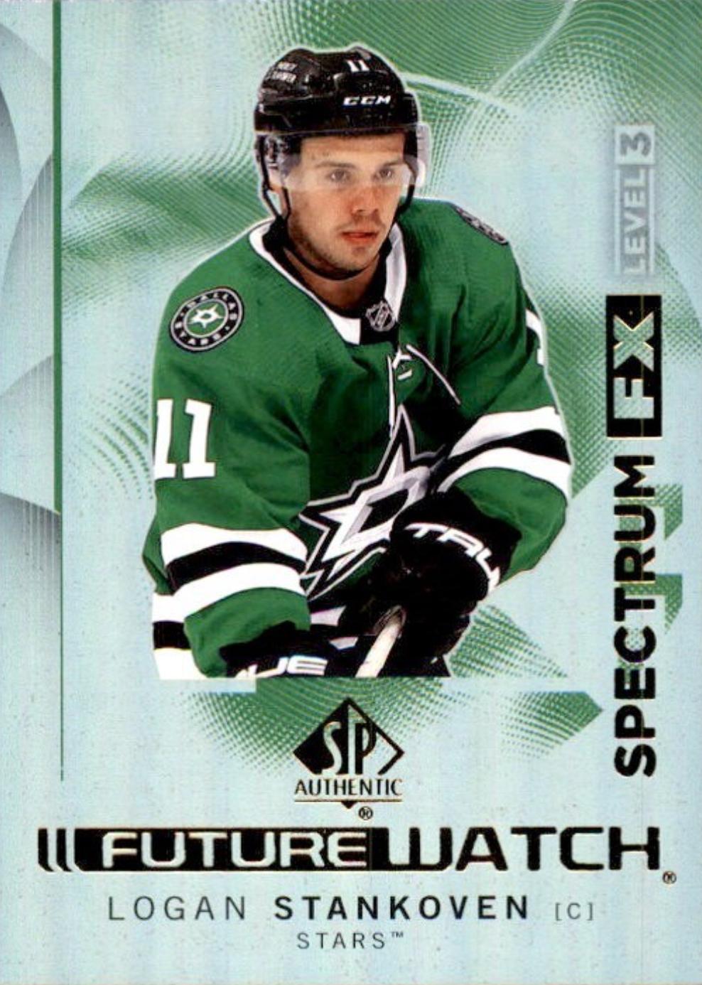 Logan Stankoven #S-85 2024-25 SP Authentic Hockey Spectrum FX