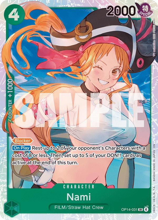 Nami OP14-031 Prices | One Piece Azure Sea's Seven | One Piece Cards