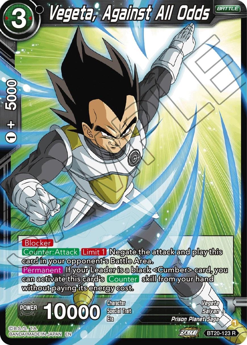 Vegeta, Against All Odds front