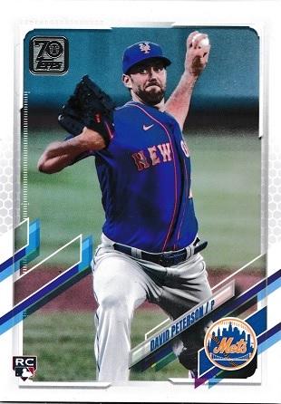 David Peterson #78 Baseball Cards 2021 Topps