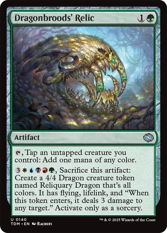 Dragonbrood's Relic #140 Magic Tarkir: Dragonstorm