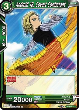 Android 18, Covert Combatant BT9-042 Dragon Ball Super Universal Onslaught