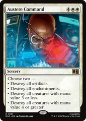 Austere Command #121 Magic Marvel Super Heroes Commander Prices