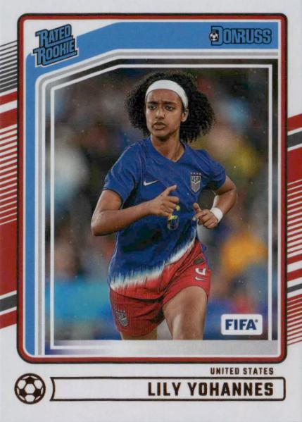 Lily Yohannes #183 Soccer Cards 2024 Panini Donruss
