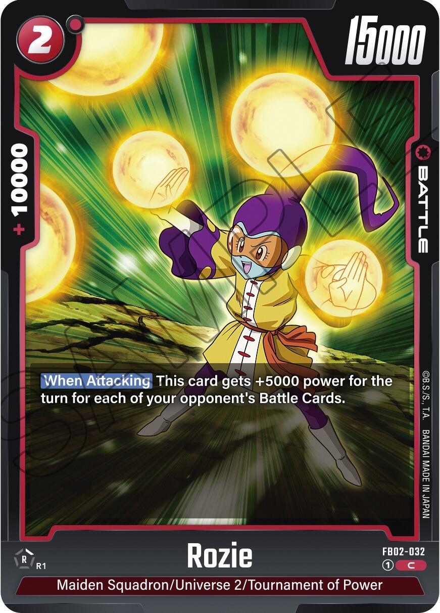 Rozie FB02-032 Dragon Ball Fusion World Blazing Aura