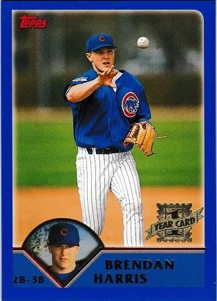 Brendan Harris #308 Baseball Cards 2003 Topps