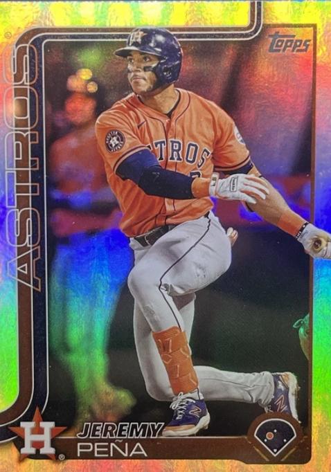 Jeremy Pena [Rainbow Foil] (2025 Topps)