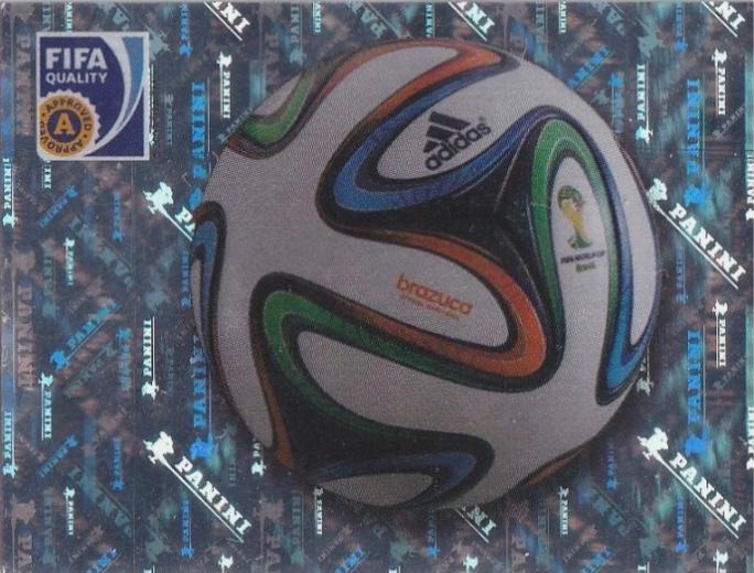 Official Ball #7 Soccer Cards 2014 Panini World Cup Stickers
