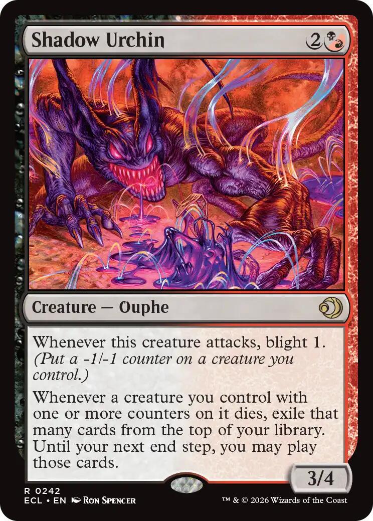 Shadow Urchin (Magic Lorwyn Eclipsed)