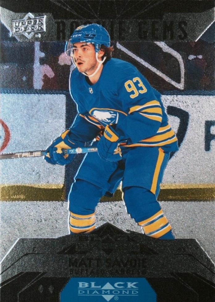 Matt Savoie #BD-22 2023-24 Upper Deck Hockey 2007-08 Black Diamond Retros