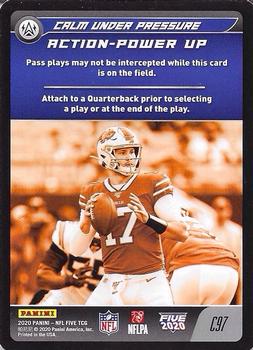 Calm Under Pressure #C97 2020 Panini NFL Five
