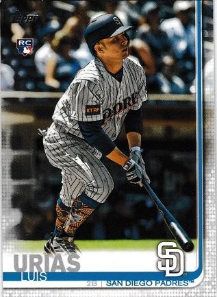 Luis Urias #192 Baseball Cards 2019 Topps