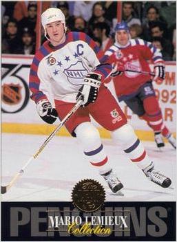 Mario Lemieux #7 1993-94 Leaf Hockey Mario Lemieux Collection