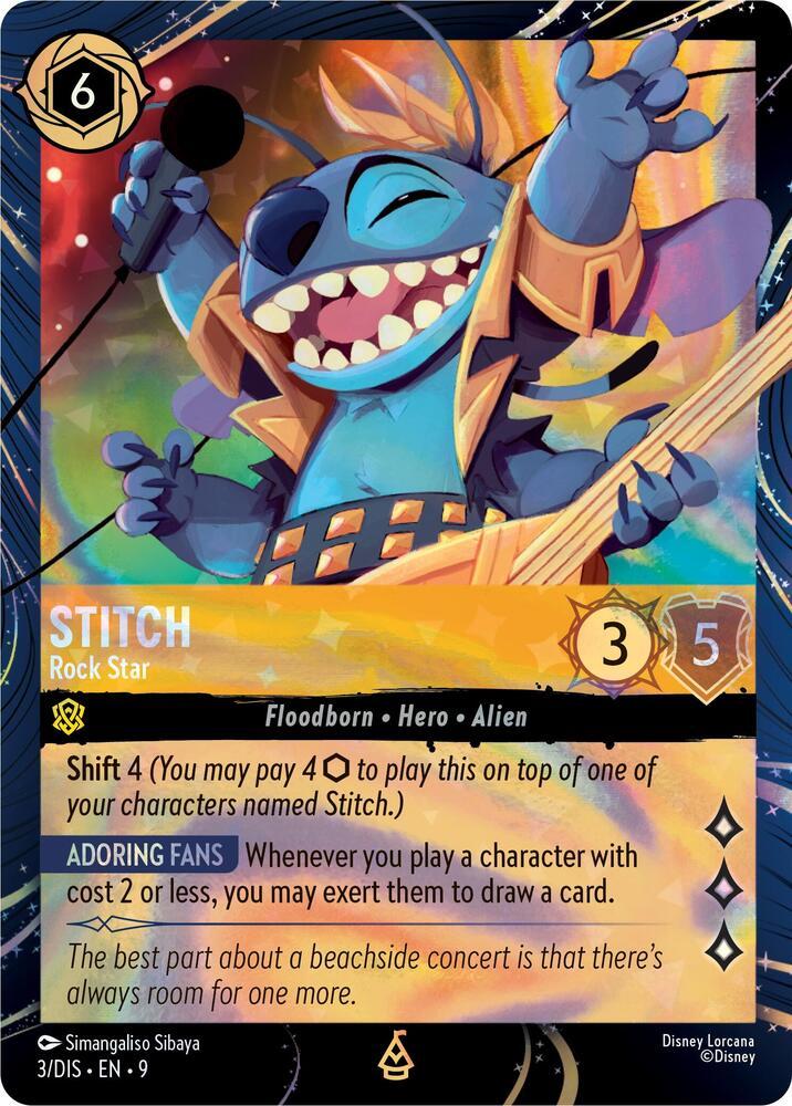 スティッチ ロックスター ファン プロモ　scs セットチャンピオンシップ① Stitch - Rock Star - Set Championship Promo 30/P1 » Disney Lorcana