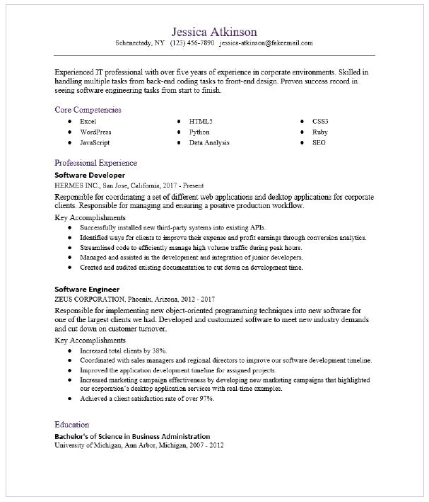 Qa Engineer Resume Sample Resumecompass