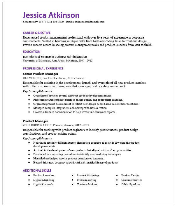 scrum master resume