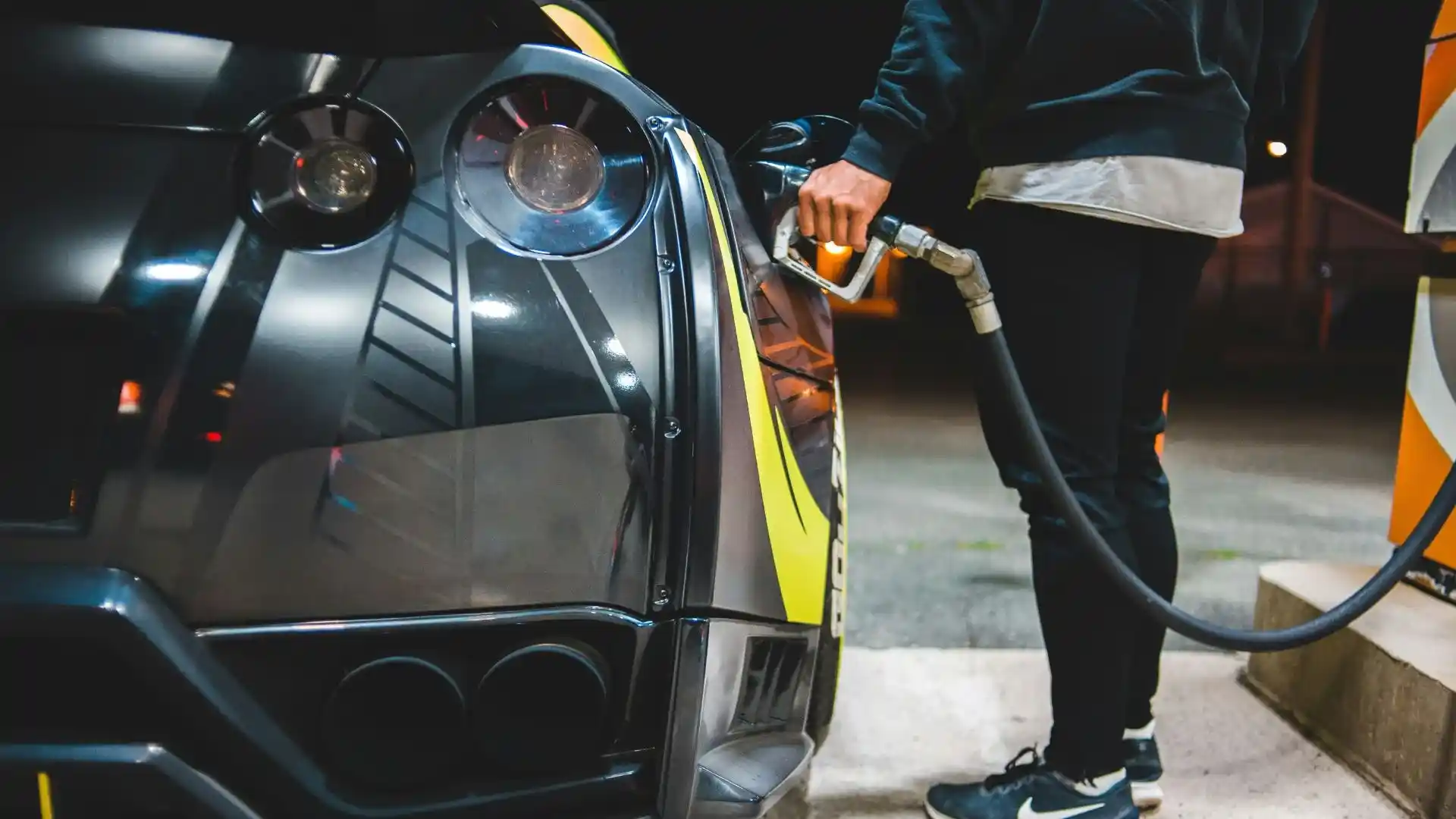 Man Pumping Gas