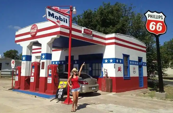 Old Mobil Gas Station