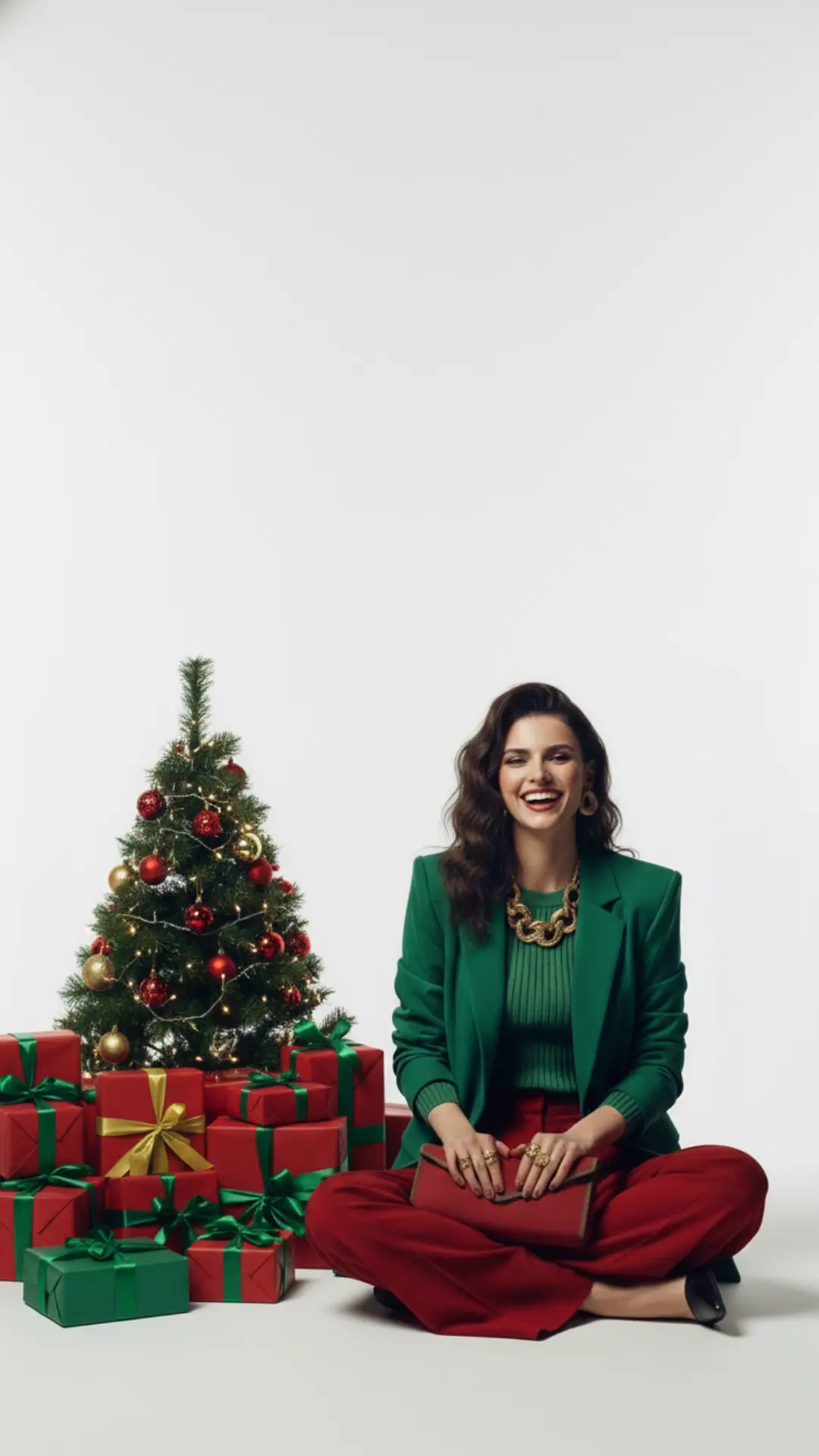 Detail tekstur kain kanvas polyester warna merah cerah untuk aksesoris Natal