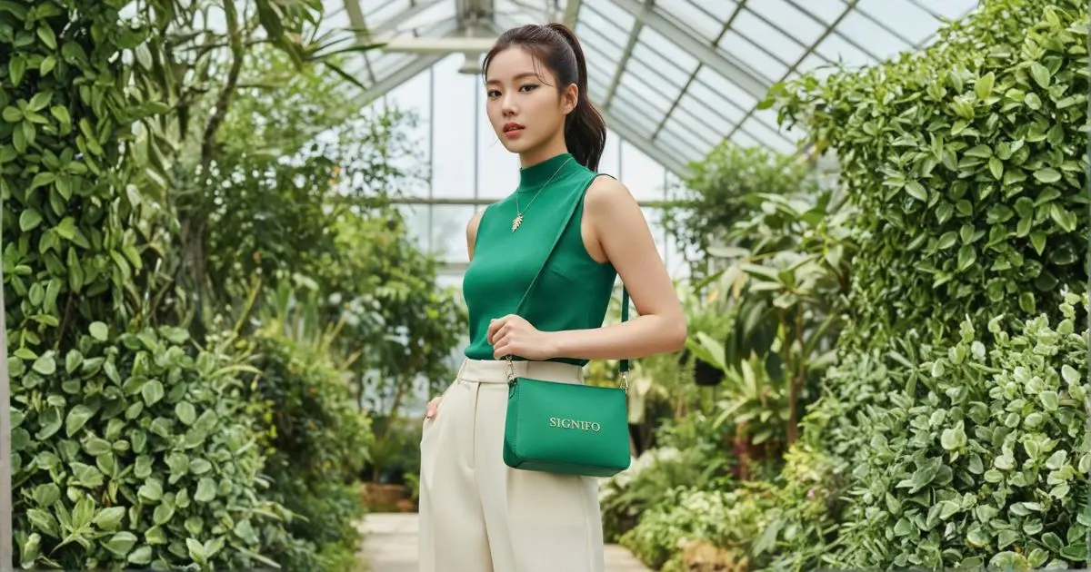 Kain Kanvas Turquoise Green