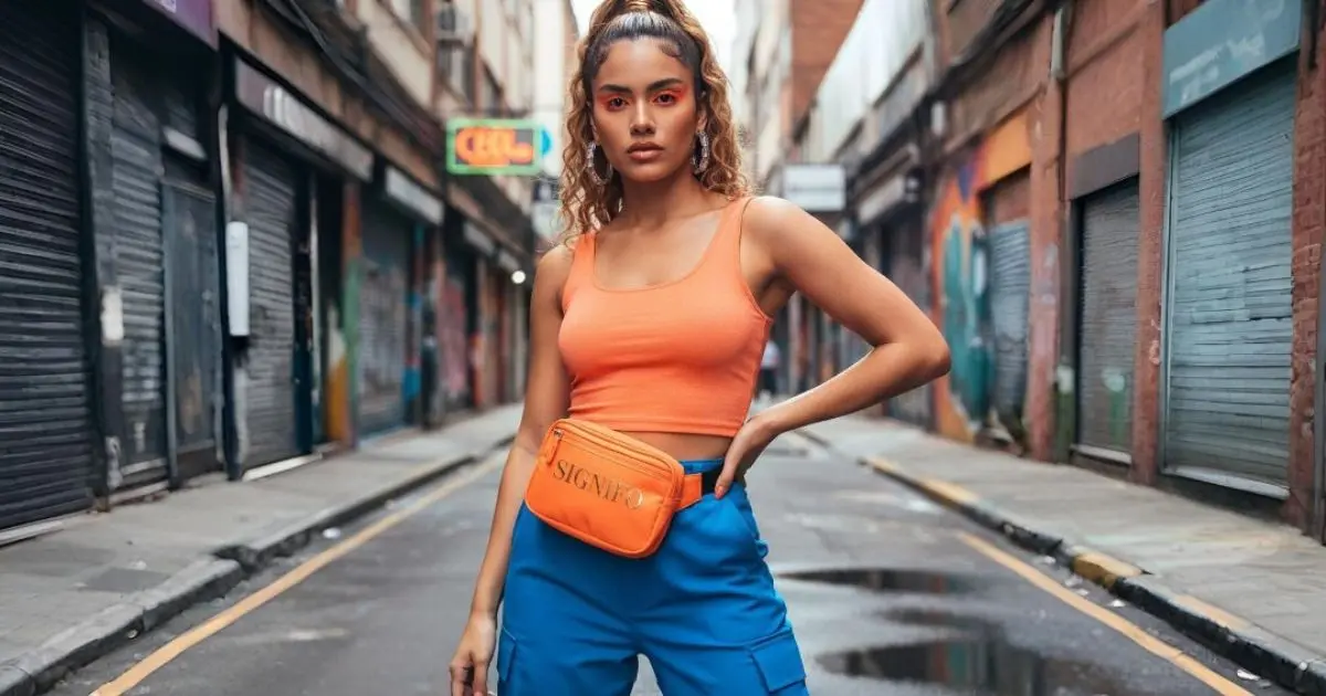 Kain Kanvas Neon Orange