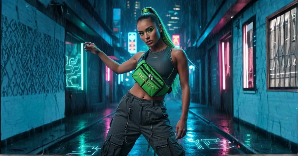 Kain Kanvas Neon Green