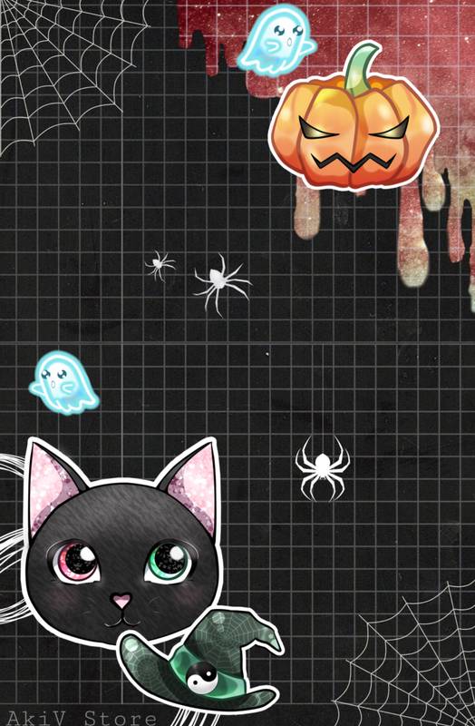 Caderno Sketchbook personalizado - Sweet Halloween (pequeno)