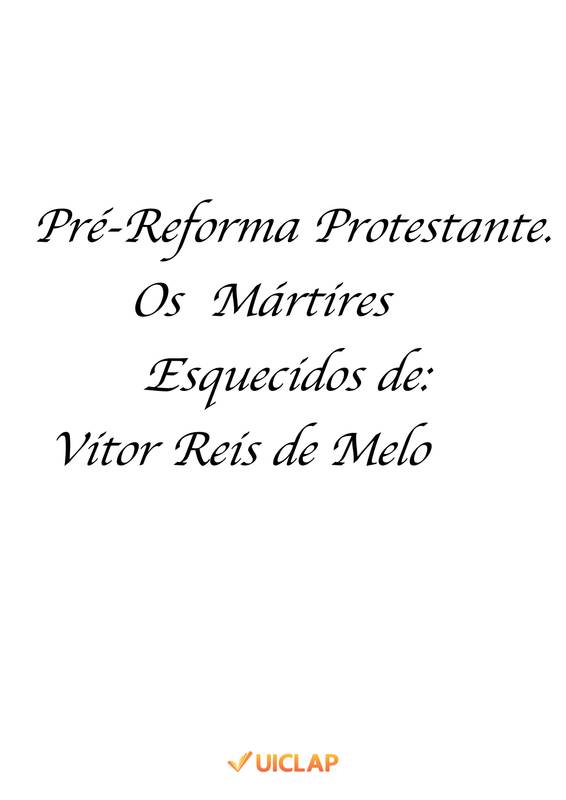 PRÉ-REFORMA