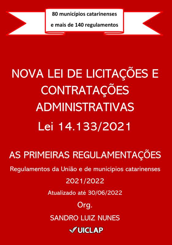 Nova Lei de Licitações e Contratações Administrativas