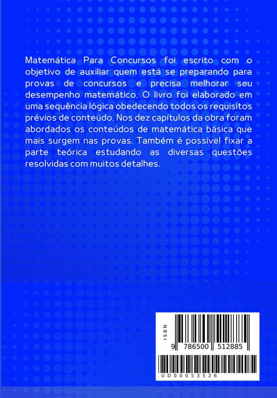 CONCURSO - CONTEÚDOS DE MATEMÁTICA BÁSICA PARA CONCURSO 