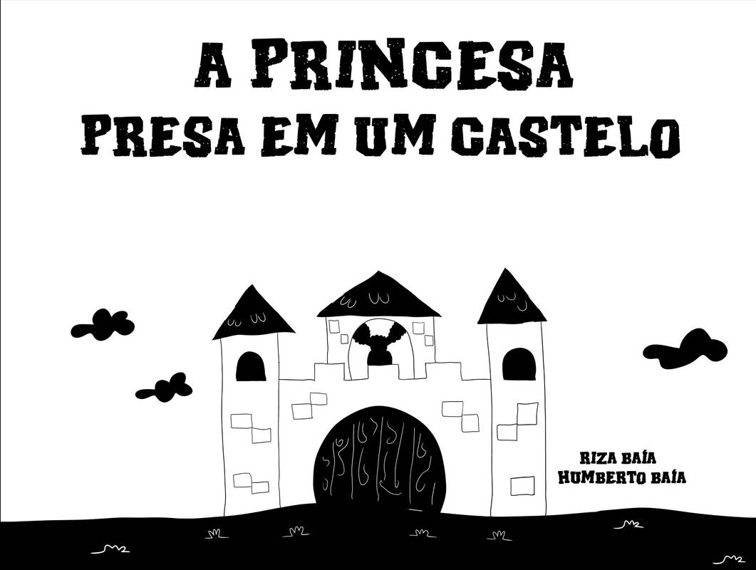 A princesa presa em um castelo