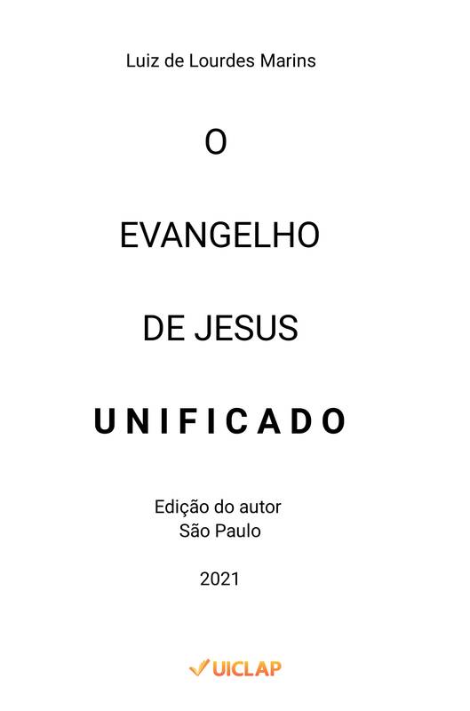 O EVANGELHO DE JESUS UNIFICADO
