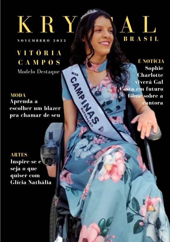 REVISTA KRYSTAL BRASIL 4 - Capa Vitória Campos