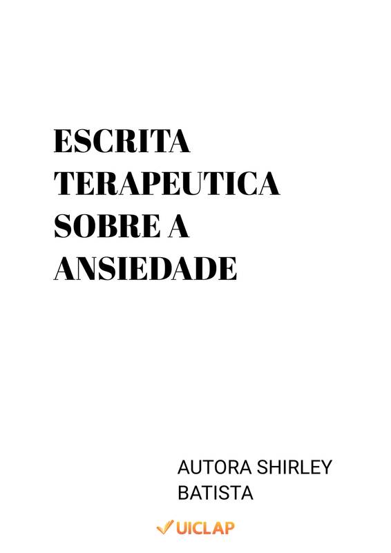 ESCRITA SOBRE A ANSIEDADE