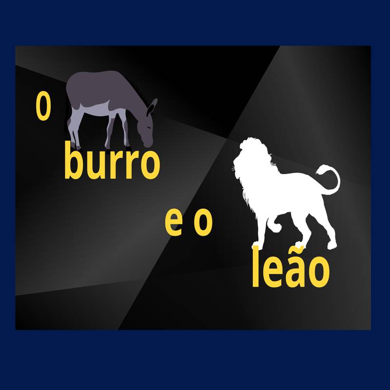 O burro e o leão