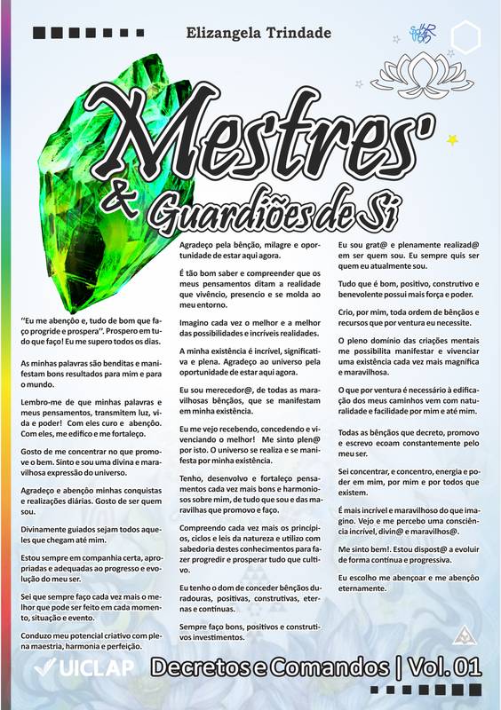 Mestres e Guardiões de Si . Vol.01