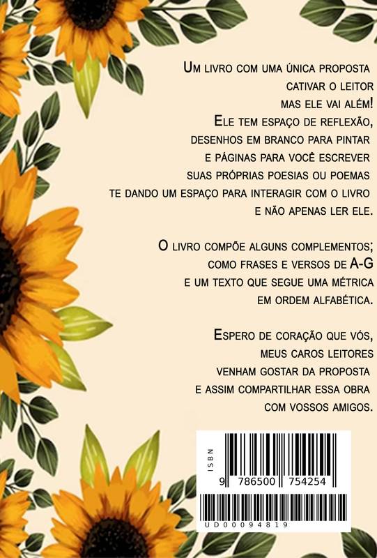 Girassol em notas está fazendo Poesias, desenhos na !