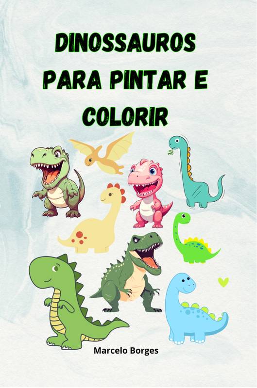 Caderno de desenho Dinossauros