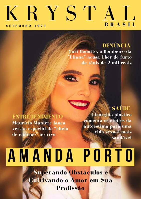 REVISTA KRYSTAL BRASIL – SETEMBRO 2023 – Capa: AMANDA PORTO