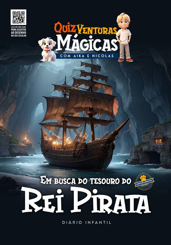 Diário Infantil - Em busca do Tesouro do Rei Pirata