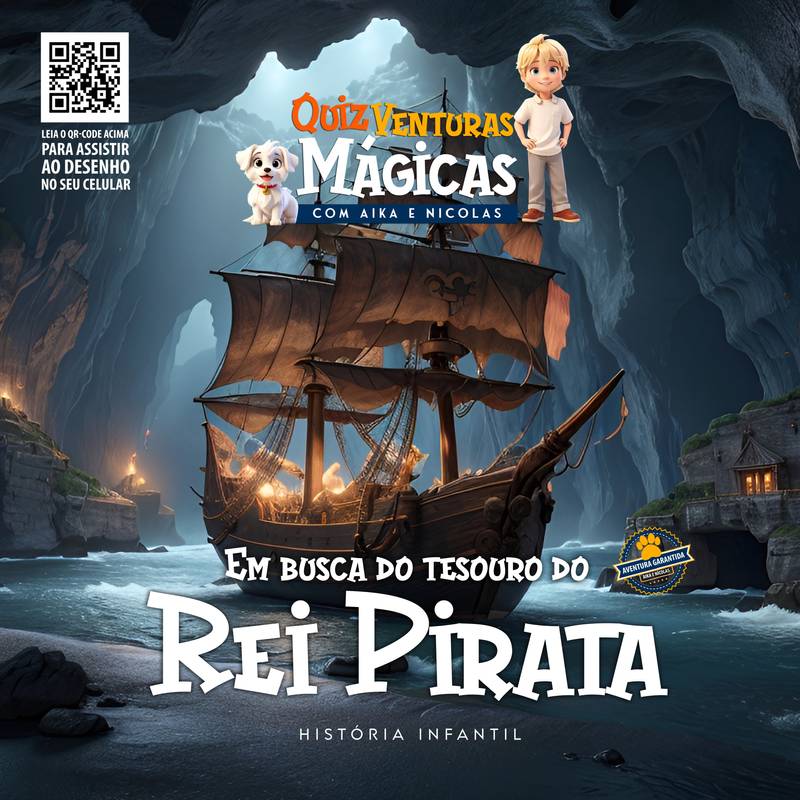 Livro História - Em busca do Tesouro do Rei Pirata