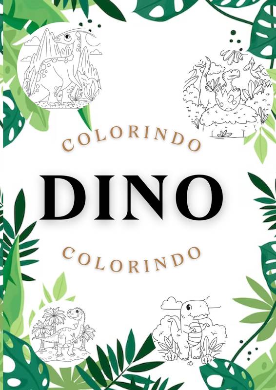 Colorindo Dino