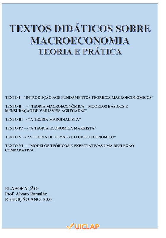 TEXTOS DIDÁTICOS SOBRE TEORIA MACROECONÔMICA